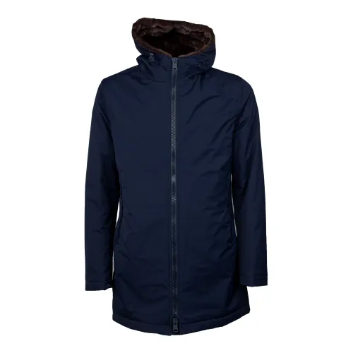 Herno , Jackets ,Blue male, Sizes: