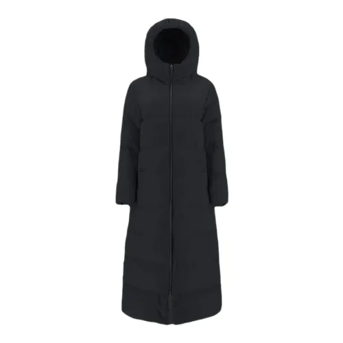 Herno , Long Windproof Parka with Breathable Membrane ,Black female, Sizes: