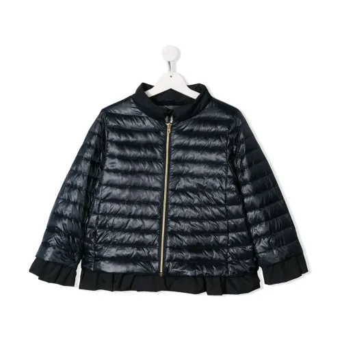 Herno , Quilted Bomber Jacket for Women ,Black male, Sizes:
