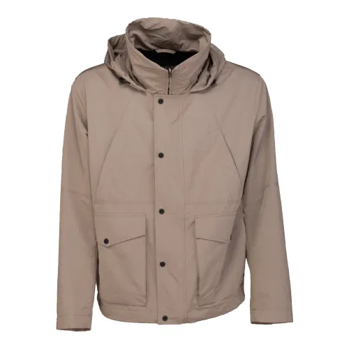 Herno , Ripstop Texture Parka ,Beige male, Sizes: