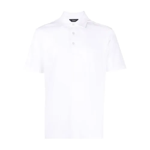 Herno , Stylish White T-Shirt and Polo Combo ,White male, Sizes:
