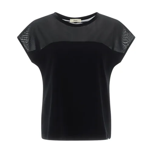 Herno , T-Shirt ,Black female, Sizes: