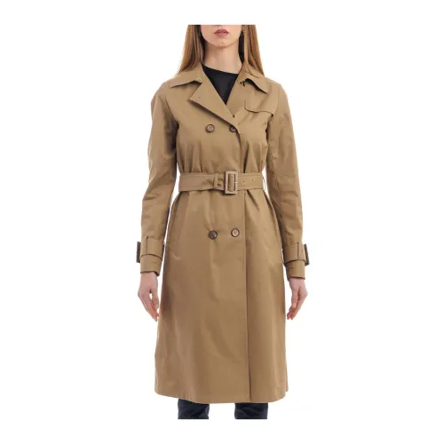 Herno , Trench Coats ,Beige female, Sizes: