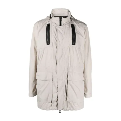 Herno , Urban Safari Jacket ,Gray male, Sizes: