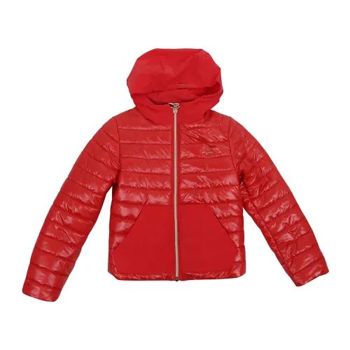 Herno , Vibrant Red Padded Jacket for Kids ,Red female, Sizes: