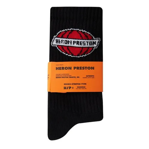 Heron Preston Globe Socks - Black