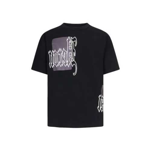 Heron Preston , Gothic Black Cotton Polyester T-shirt ,Multicolor male, Sizes: