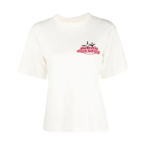 Heron Preston , HP Sponsor Logo T-Shirt ,White female, Sizes:
