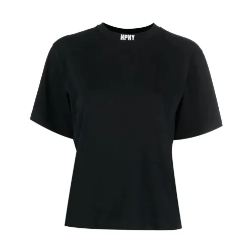 Heron Preston , Hpny Embossed Logo T-Shirt ,Black female, Sizes:
