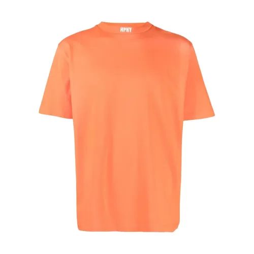 Heron Preston , Hpny Logo T-Shirt ,Orange male, Sizes: