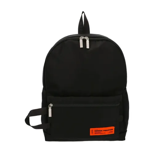 Heron Preston , Logo Backpack ,Black male, Sizes: ONE SIZE