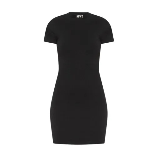 Heron Preston , Mini dress with logo ,Black female, Sizes: