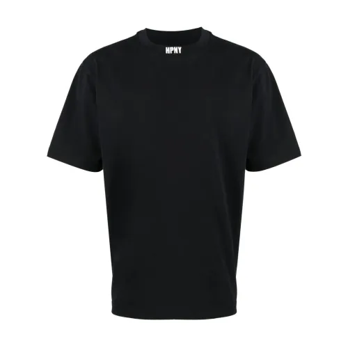 Heron Preston , Minimalist Logo Print Cotton T-Shirt ,Black male, Sizes: