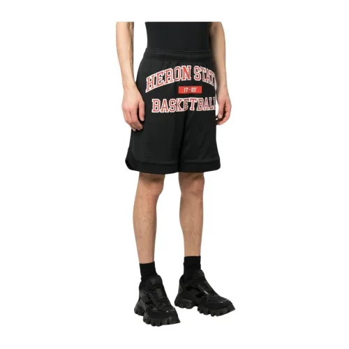 Heron Preston , Perforated Basketball Shorts ,Black male, Sizes: