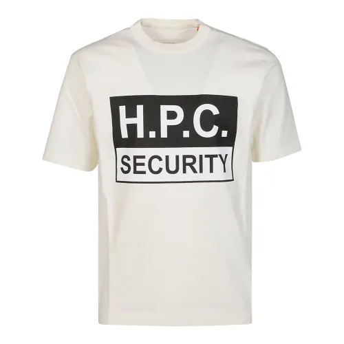Heron Preston , Security T-Shirt ,Beige male, Sizes: