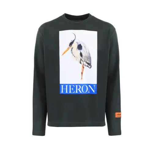 Heron Preston , T-Shirts ,Black male, Sizes: