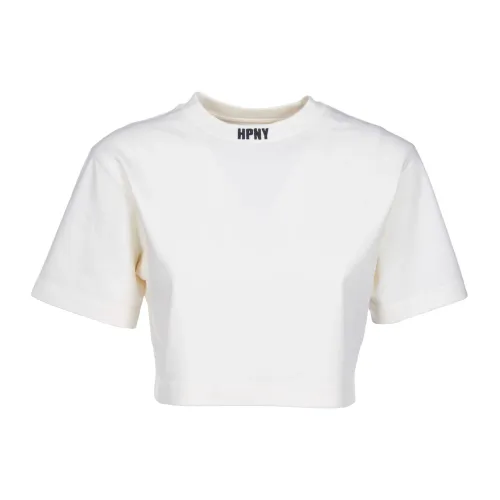 Heron Preston , White T-shirts and Polos with Pinaforemetal ,White female, Sizes: