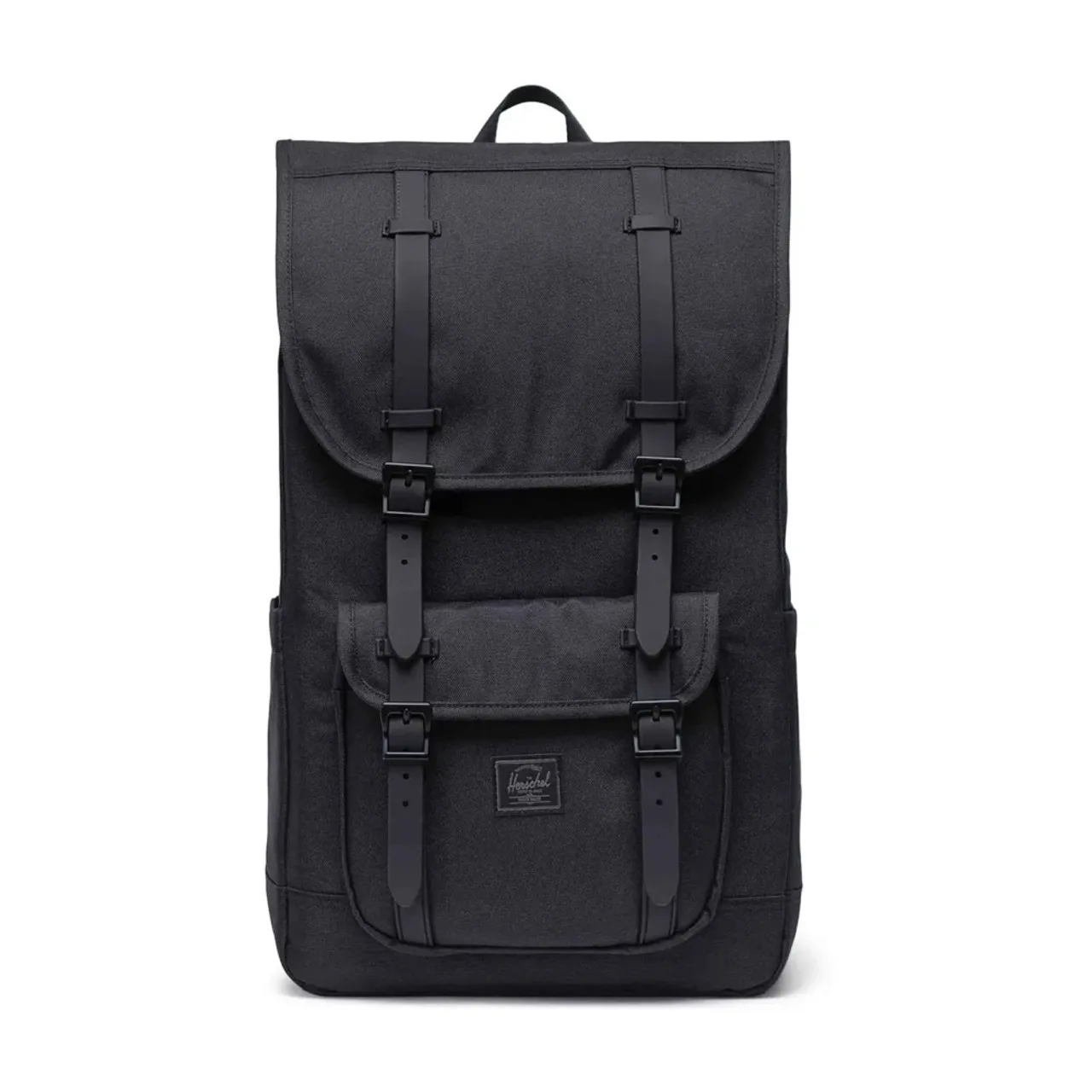 Herschel , Black Polyester Backpack ,Black male, Sizes: ONE SIZE
