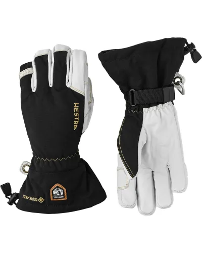 Hestra Army Leather GORE TEX Men's Gloves - Black/white