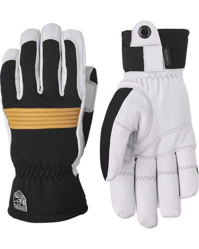Hestra Men's Couloir Gloves - Black/White/Tan