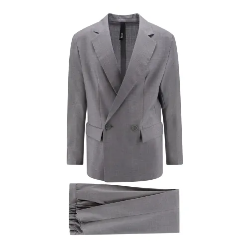 Hevo , Men's Clothing Suits Grey Ss24 ,Gray male, Sizes: