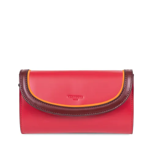 Hexagona Women's Paris-Clutch ICY Collection-Red Smooth