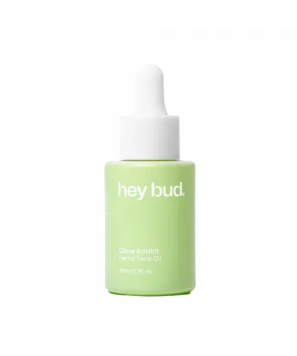 Hey Bud Womens Glow Addict Hemp Face Oil - Hydrates, Smooths Fine Lines and Wrinkles 30ml - NA - One Size