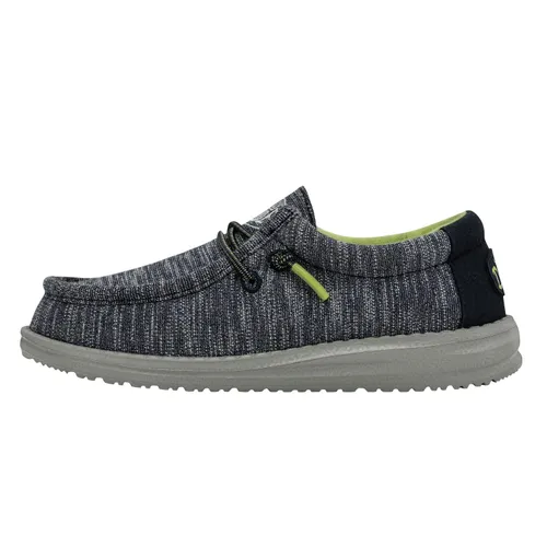 Hey Dude Wally Youth Stretch Moc Toe Shoes