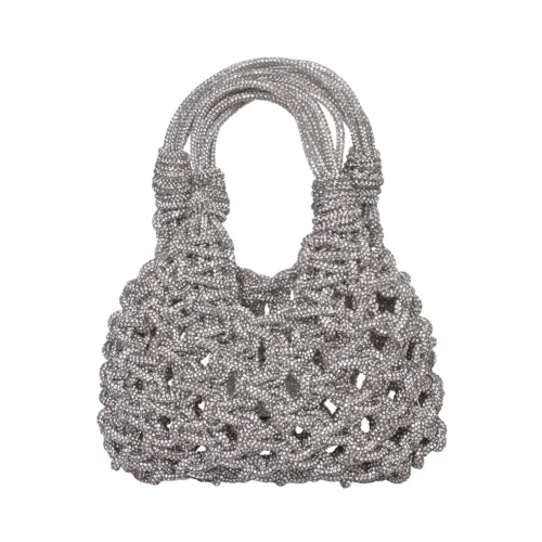 Hibourama , Luxurious mini bag by ,Gray female, Sizes: ONE SIZE