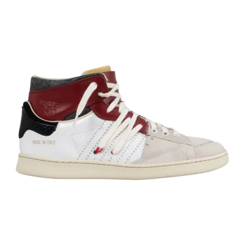 Hidnander , High-Top Basketball Sneaker ,Red male, Sizes: