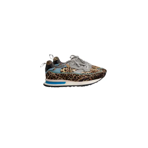 Hidnander , Leopard Threedome Running Shoes ,Multicolor female, Sizes: