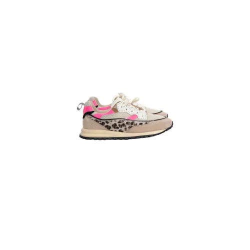 Hidnander , Retro Leopard Pink Running Shoes ,Multicolor female, Sizes: