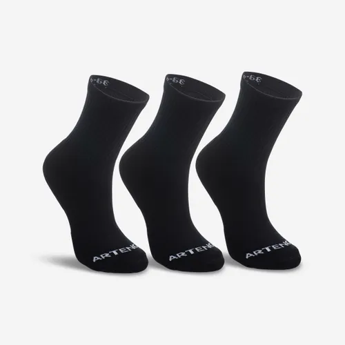 High Sports Socks Rs 100 Tri-pack - Black