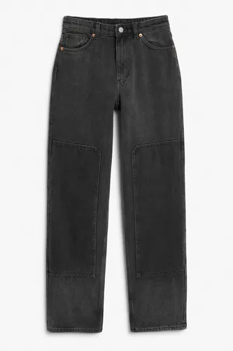 High waist jeans - Black
