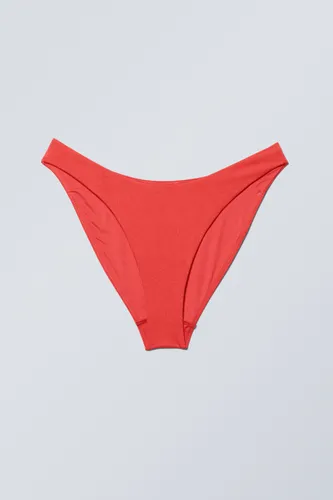 Highcut Bikini Bottoms - Red