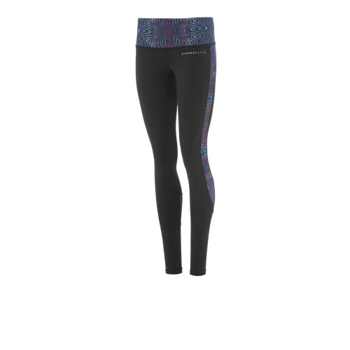 Higher State Panelled Pattern Women's Running Tights