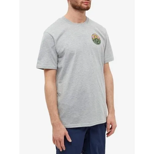 Hikerdelic Mens Grey Marl Original Logo T-Shirt