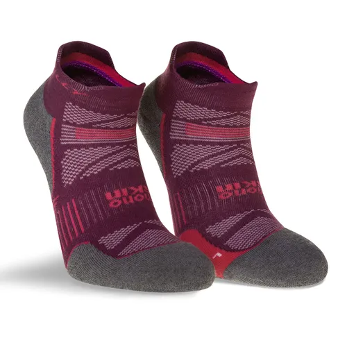 Hilly Socks, Supreme - Socklet - Med Cushioning, Elderberry