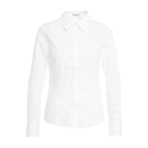 Himon's , Women's Clothing Shirts White Ss24 ,White female, Sizes:
