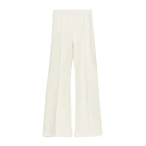 Hinnominate , Wide Trousers ,Beige female, Sizes: