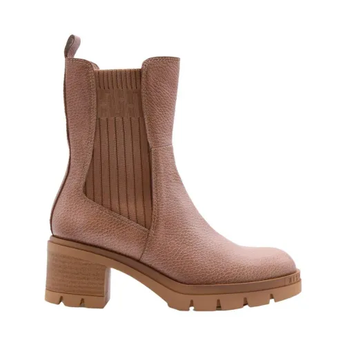 Hispanitas , Koolstof Chelsea Boots - Fashion-Forward Footwear ,Brown female, Sizes: