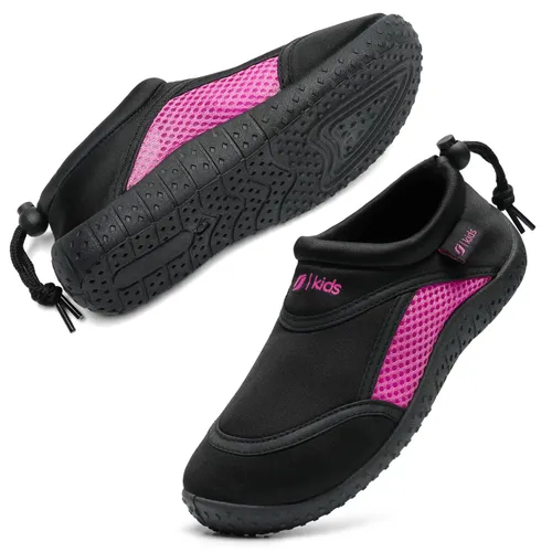 HKR Water Shoes for Kids Girls Swim Beach Aqua Socks