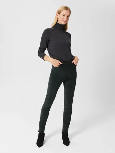Hobbs Gia Velvet Skinny Jeans - Dark Green - Female
