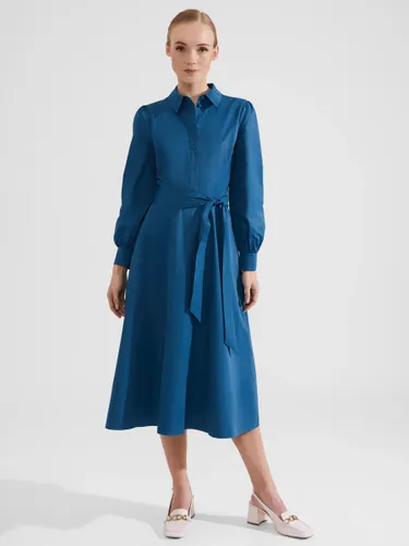 Hobbs Ivana Midi Shirt Dress, Lyons Blue - Lyons Blue - Female