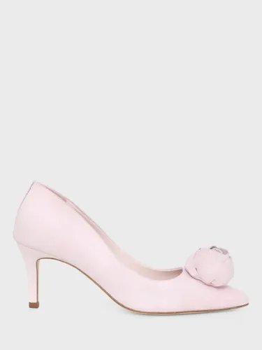 Hobbs Maisie Suede Court Shoes, Pale Pink - Pale Pink - Female