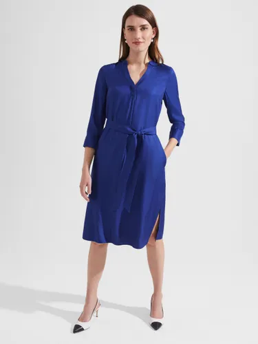 Hobbs Sara Shirt Dress, Deep Blue - Deep Blue - Female