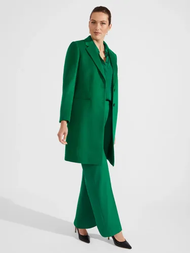Hobbs Tilda Wool Coat, Malachite Green - Malachite Green - Female