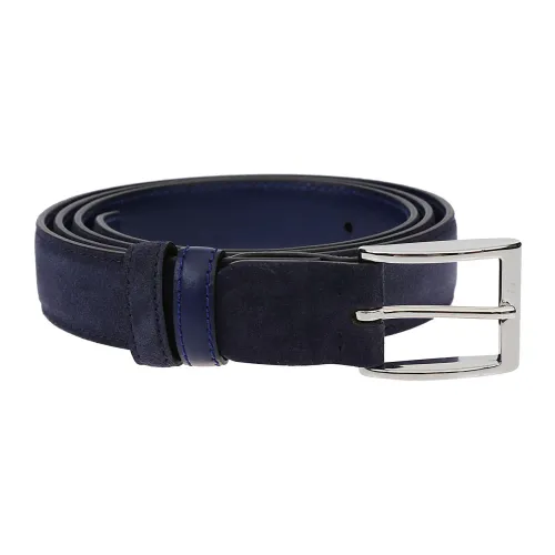 Hogan , Blue Denim Reversible Belt ,Blue male, Sizes: ONE