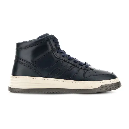 Hogan , Blue High Top Sneakers ,Blue male, Sizes: