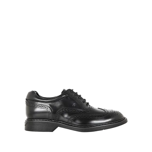 Hogan , Business Shoes Upgrade - Clic Black Lace-up ,Black male, Sizes: 7 UK, 8 UK, 6 1/2 UK, 7 1/2 UK, 9 UK, 5 1/2 UK, 5 UK, 6 UK, 8 1/2 UK, 10 UK, 1